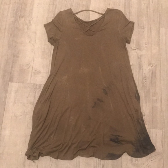 Christine Shirley Tie Dye Dress with Pockets - Picture 2 of 5